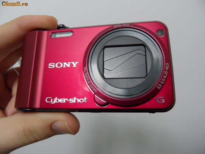 Aparat foto SONY DSC - H70 NOU Red | 16Mp 10X zoom Optic | sigilat garantie 2 Ani factura foto mare
