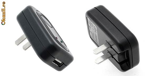 Incarcator MP3/MP4 model BL-02 cu adaptor priza EU foto mare