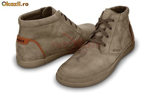 Ghete Crocs Ellicot mid wallnut (148) foto mare