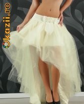 Fusta Mexton Baby Doll Cream StarShinerS foto mare