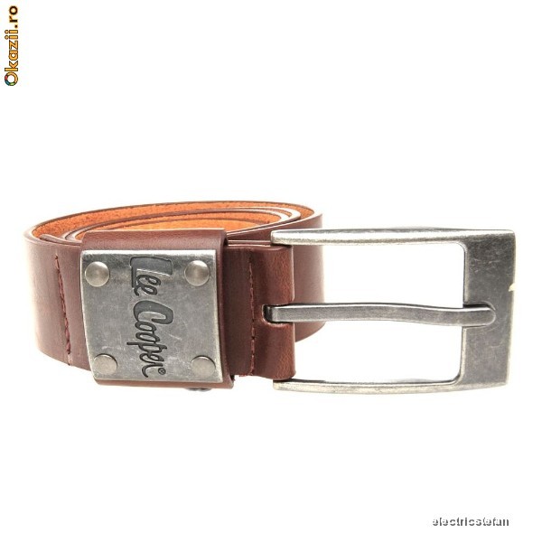 Curea / Centura LEE COOPER barbati  Maro  2898 foto mare