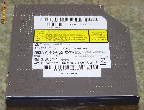 DVDRW slim laptop\calculatoare SFF NEC ND-6650A foto mare