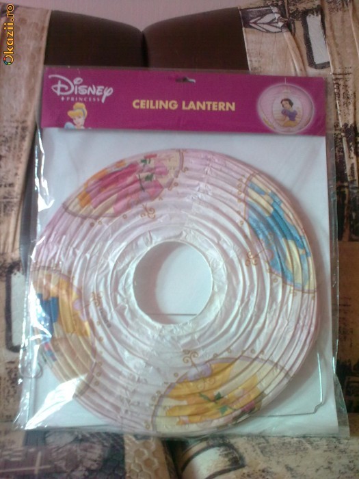 GLOB DECORATIV PTR BEC, CU PRINTESELE DISNEY, NOU foto mare