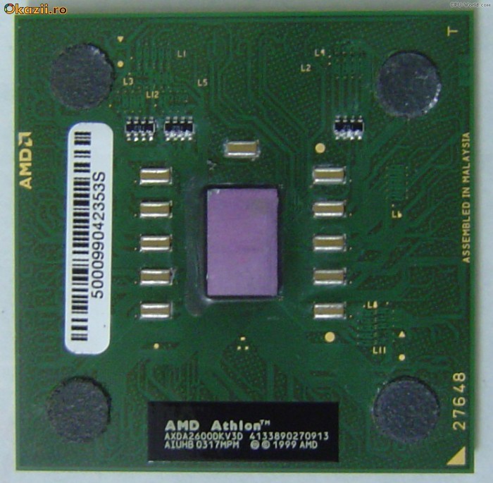Procesor AMD Athlon XP 2600+ 2.08GHz - TOP socket A (462) - impecabil - 90 lei foto mare