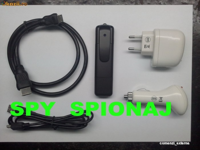 IASI * Camera video bricheta - marker HDMI spion, spionaj, spy, flash digital pen, filmare HD * Gratuit posta. foto mare