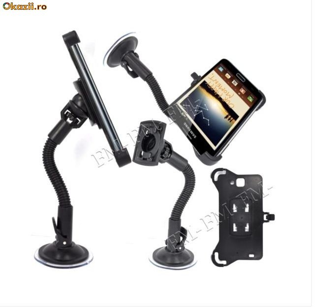 SUPORT AUTO SAMSUNG GALAXY NOTE N7000 I9220 - BONUS FOLIE PROTECTIE ECRAN - TRANSPORT GRATUIT foto mare