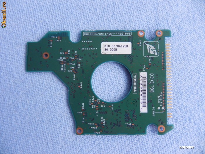 Placuta Electronica HDD LaptopToshiba GA125B 30GB foto mare