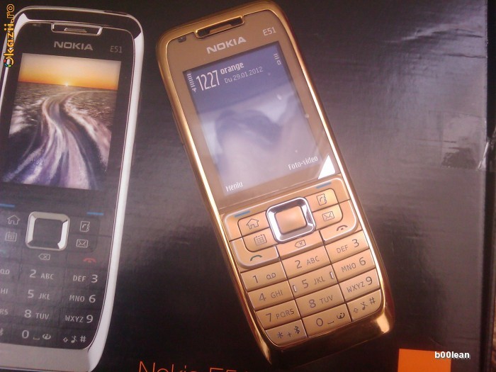 Nokia e51 GOLD -edition-, full foto mare