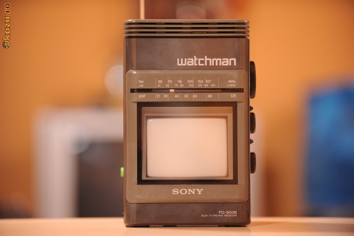 radio portabil cu televizor SONY FD-500B tuner receiver TV foto mare