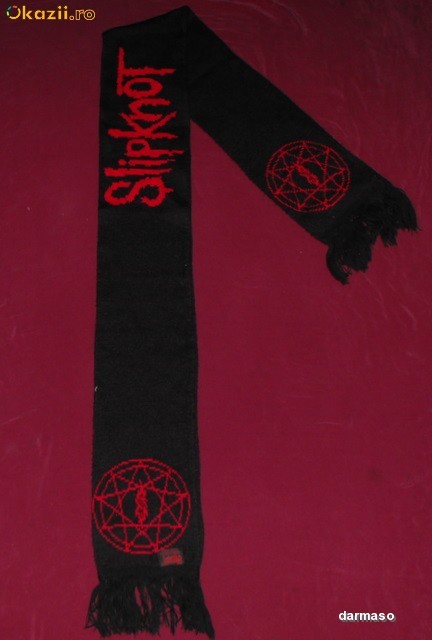 Fular original Slipknot foto mare
