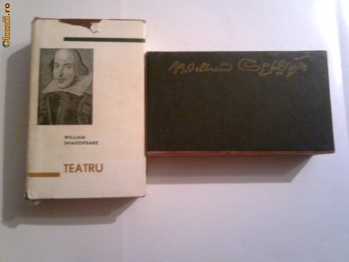 William Shakespeare  - Teatru  - editie deosebita pa hartie velina tigarete - foto mare