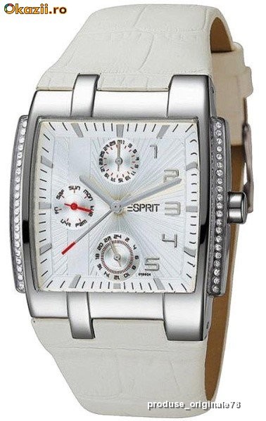 Ceas dama superb ESPRIT HUSTON ADVENTURE nou cu eticheta in cutie cu manual, PRET MAGAZIN 110 euro - IN STOC foto mare