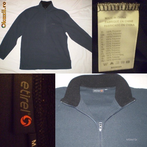 BLUZA DE CORP FLEECE ETIREL POLAR SUBTIRE foto mare