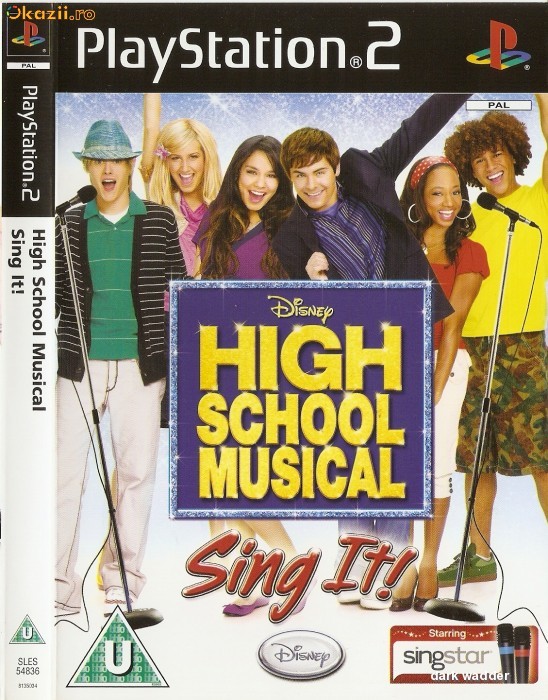 JOC PS2 HIGH SCHOOL MUSICAL SING IT! ORIGINAL PAL (NECESITA MICROFOANE PTR. A SE JUCA - ACESTEA NU SUNT INCLUSE)(Transport gratuit la plata in avans) foto mare