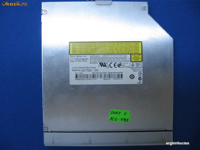 Unitate optica DVD-RW SATA AD-7700S foto mare