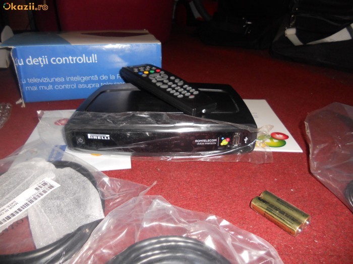 IPTV dolce Pirelli P.VU2000S-RT Set-Top Box foto mare