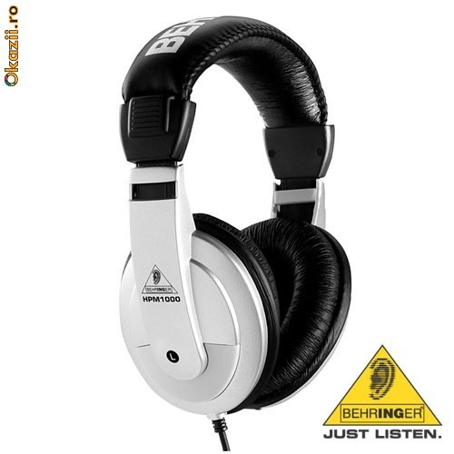 Casti audio DJ Behringer HPM1000 foto mare