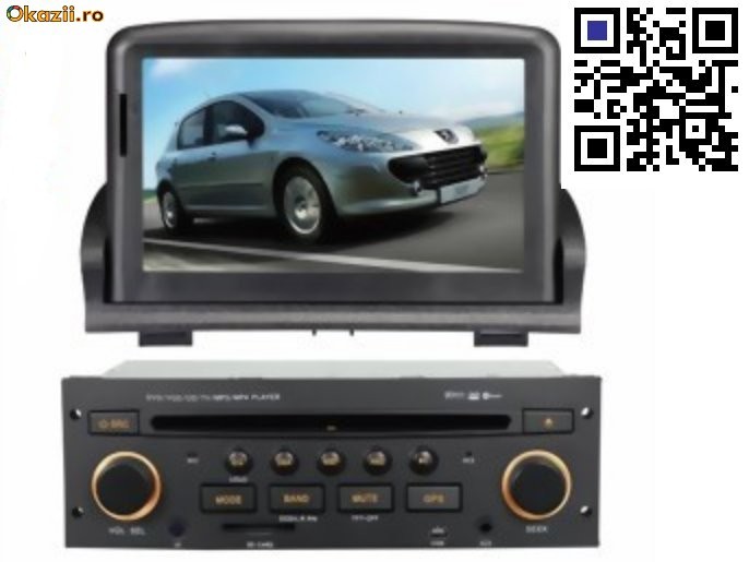 Sistem navigatie + DVD +TV pentru Peugeot 307, model TTi-7911A cu CANBUS, include harta Full Europa foto mare