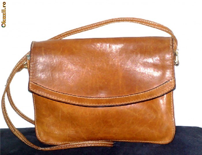 geanta piele vintage-handmade foto mare