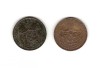 10 BANI 1867 /PERECHE (WATT&CO +HEATON)