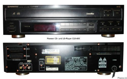 PIONEER CLD-600 LASER DISK  PLAYER foto mare