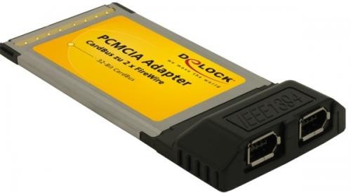 Adaptor PCMCIA, CardBus la 2 x FireWire - 61114 foto mare