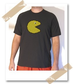 Tricou imprimat Pacman foto mare
