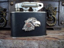 bricheta HARLEY DAVIDSON originala , imbracata in piele