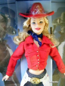 Western Chic Barbie 2001 - editie de colectie, cutie mare, noua foto