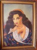 TABLOU  PICTAT  ,,TIGANCA ''