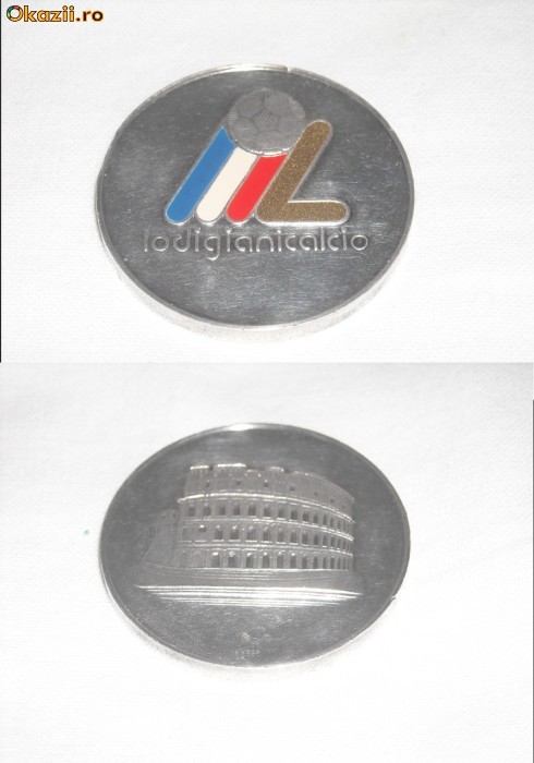 Medalie de argint dedicat fotbalului foto mare