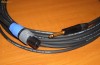 Speakon/jack(1/4TRS), 2p, 2 x2.5 mm, coax-ecranat, 3m Sommer