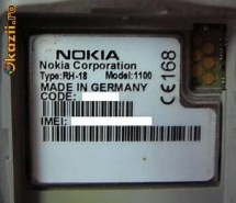 vand nokia 1100 made in germania rh 18 din 2003