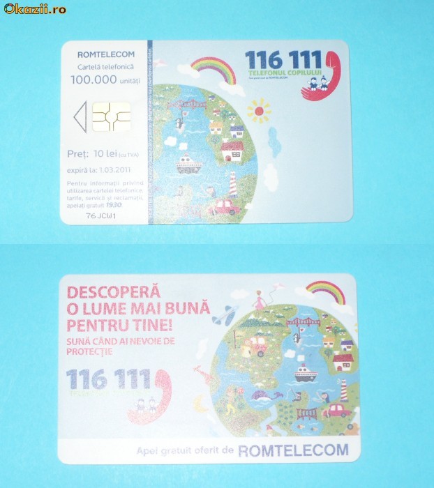 CARTELA ROMTELECOM 3 foto mare