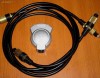Toslink splitter, 1:2, kit cu cabluri