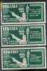 RFL 1960 ROMANIA Exilul in Spania serie Jocurile Olimpice. Roma 3 timbre dantelate