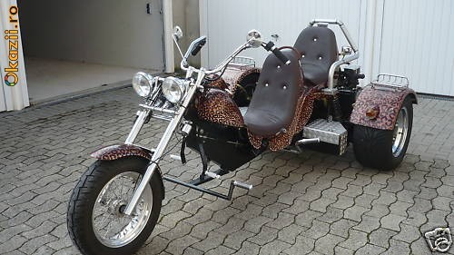 MOTOCICLETA TRIKE TRICICLU SCHERER foto mare