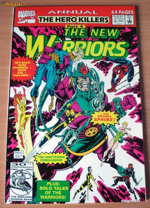 The New Warriors Annual #1992 foto mare