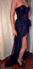 DIN COLECTIE PROPRIE * Rochie dama neagra cu trena, paiete marime S, COLECTIA  Bby By Bianca Dragusanu * CA NOUA *