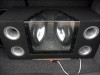 Subwoofer auto cu statie blaupunkt