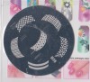 Matrita metalica pentru stampila cu razuitoare nail art, matrite modele decoratiuni unghii, Nr B56