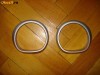 Set inele ceasuri de bord argintii model Duster
