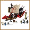Corabie, jucarie tip lego ninjago ninja Destiny's Bounty, 680 de piese, Bela 9762