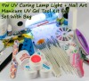 KIT MANICHIURA UNGHII GEL LAMPA UV
