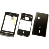 Carcasa fata cu geam touchscreen digitizer tastatura mijloc miez corp si capac baterie spate rama Sony Ericsson XPERIA X
