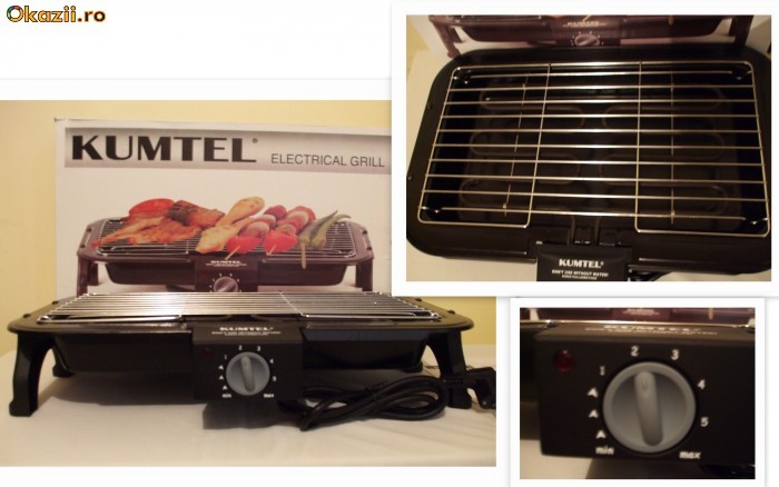 GRATAR ELECTRIC,KUMTEL ELECTRICAL GRILL KB 6000,NOU foto mare GRATAR ELECTRIC,KUMTEL ELECTRICAL GRILL KB 6000,NOU foto mare